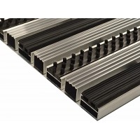 Решетка Floortech с резиной и скребком и щётка 